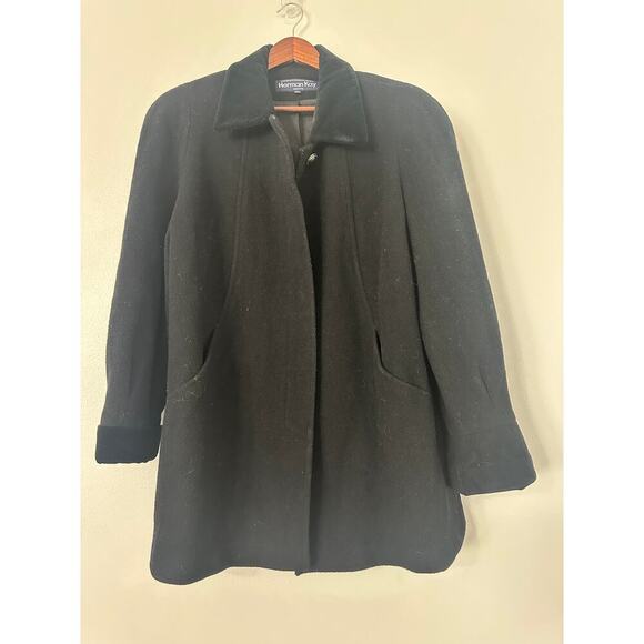 Herman Kay Vintage Wool Coat sz 12P - Picture 1 of 7